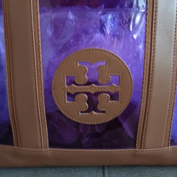 Tory Burch Lrg Jelly Tote EUC - Picture 4 of 11